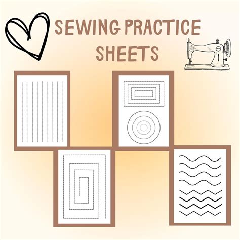 Free Printable Sewing Practice Sheets Pdf
