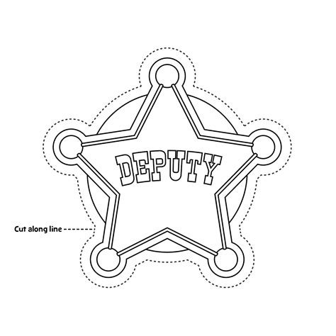 free printable sheriff badges for kids