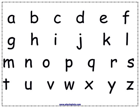 Free Printable Simple Letters Pdf