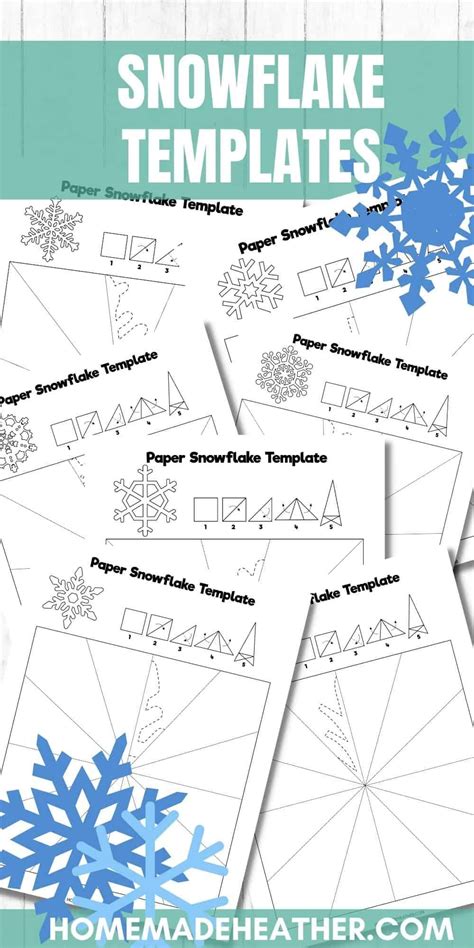 Free Printable Snowflake Lined Paper