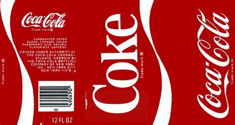 Free Printable Soda Package