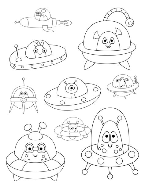 Free Printable Space Aliens