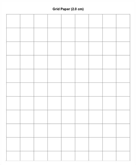 Free Printable Square Grid Paper