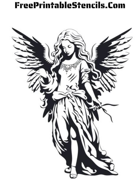 Free Printable Stencils Angels