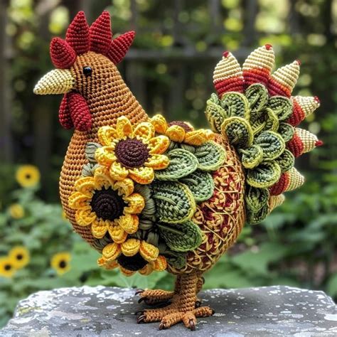 Free Printable Stuffed Rooster Pattern