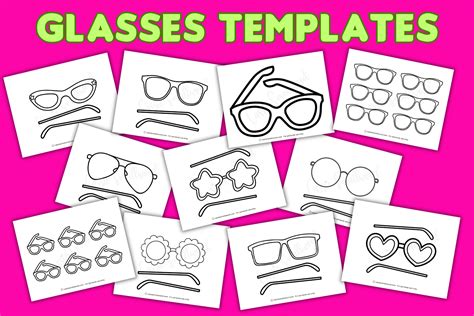 Free Printable Sunglasses Scrapbook Frames