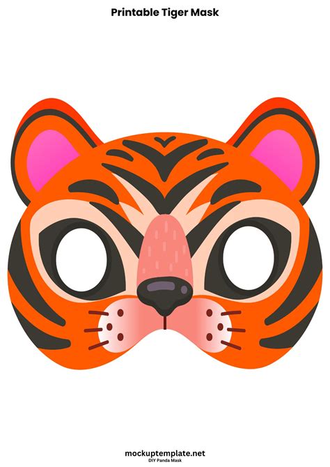 Free Printable Tiger Mask Template