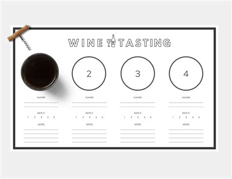 Free Printable Wine Scoring Sheets