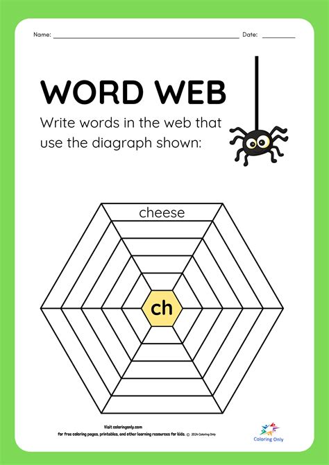 Free Printable Word Web
