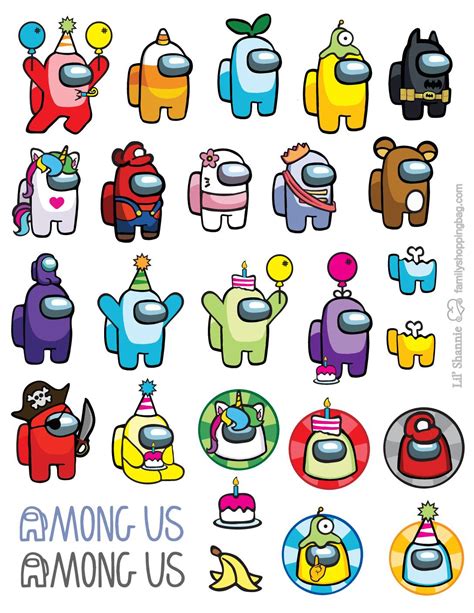 Free Printables Among Us