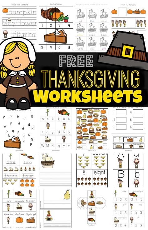 Free Printables Of Thanksgiiving Activity