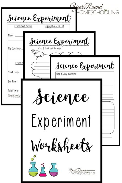 Free Printables Science Experiments
