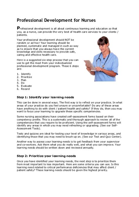 Free Professional Development For Nurses