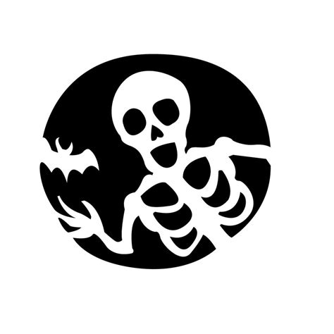 Free Pumpkin Skeleton Templates Printable