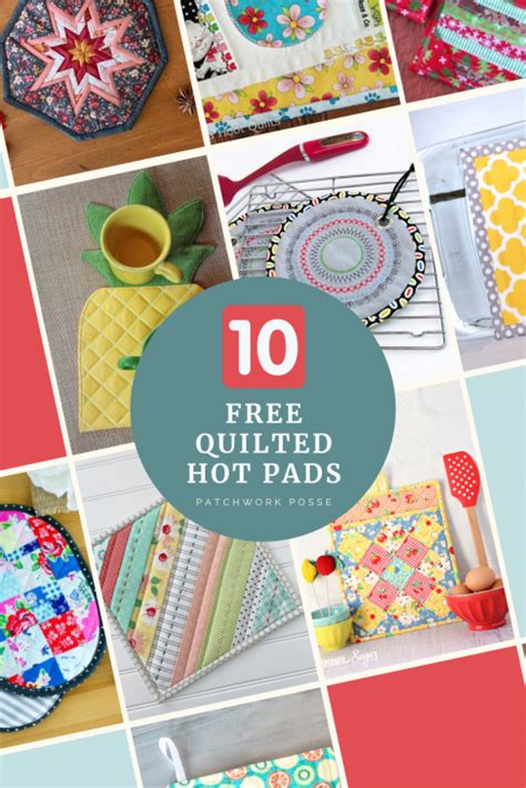 Free Quilted Hot Pad Patterns
