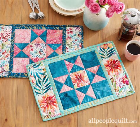 Free Quilted Table Mat Patterns