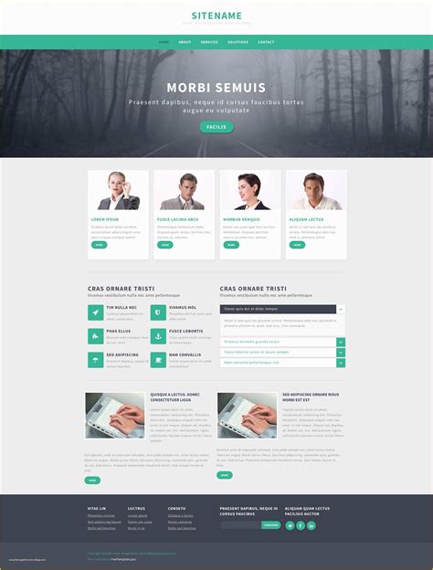 free responsive website templates with source code