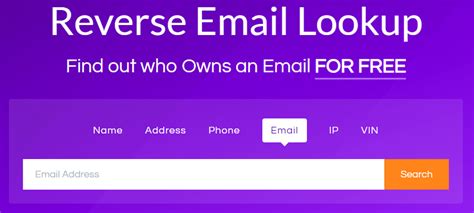free reverse email lookup