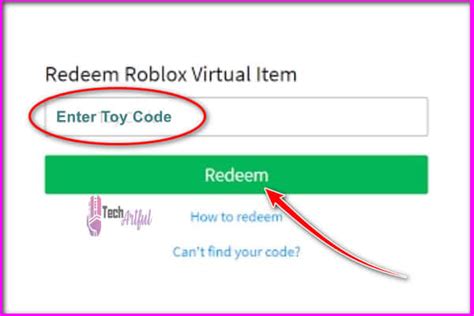 Free Roblox Toy Code Generator