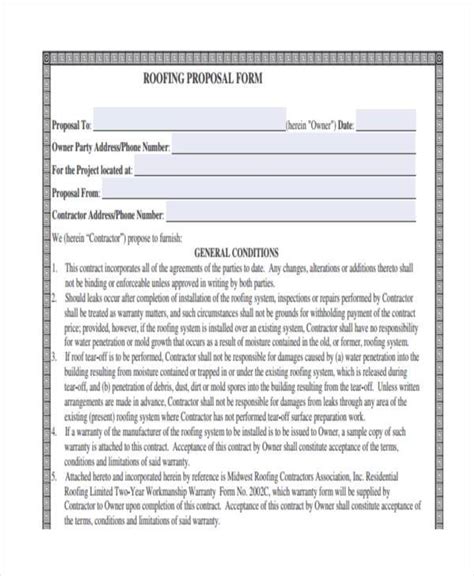 Free Construction Proposal Templates & Forms Smartsheet