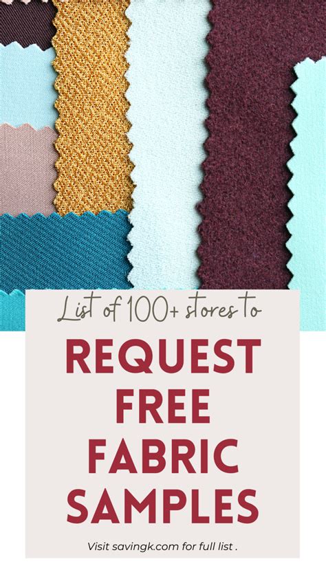 free samples of fabric