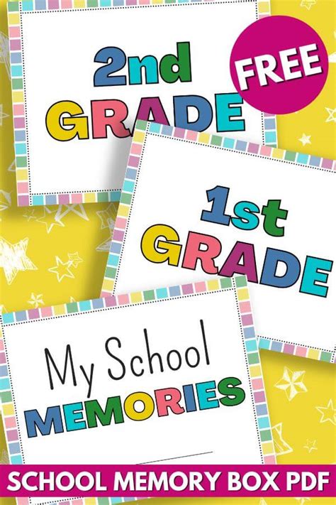 Free School Memory Printables