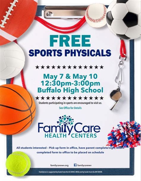 free school sports physicals near me