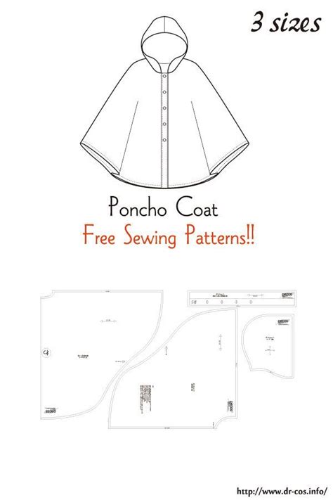 Free Sewing Pattern Cape Poncho