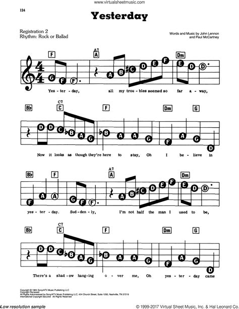 free sheet music notes