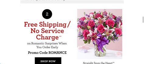 free shipping 1800flowers promo code