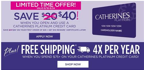 free shipping catherines 2024