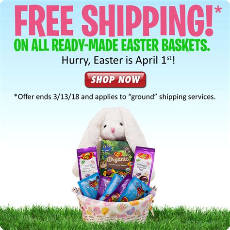 Free Shipping Easter Baskets