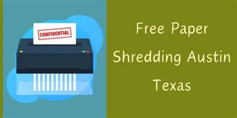 Free Shredding Austin