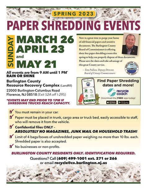free shredding events 2023 near county