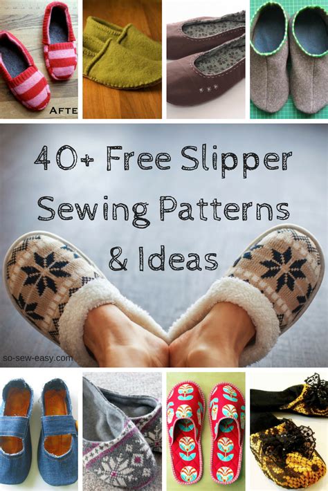 Free Slipper Pattern Sewing