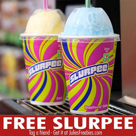 free small slurpee at 7 11