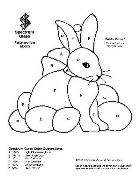 Free Stained Glass Easter Patterns