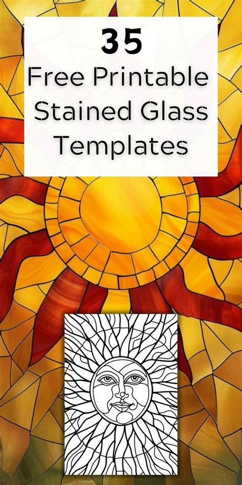 Free Stained Glass Printable Patterns