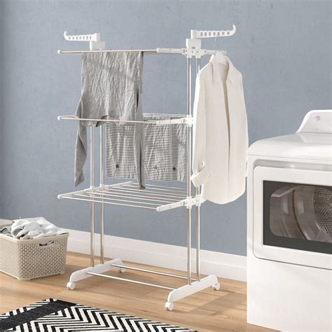 free standing laundry clothes drying rack