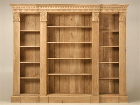 Free Standing Oak Bookcase
