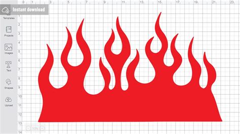 free svg flame cut files