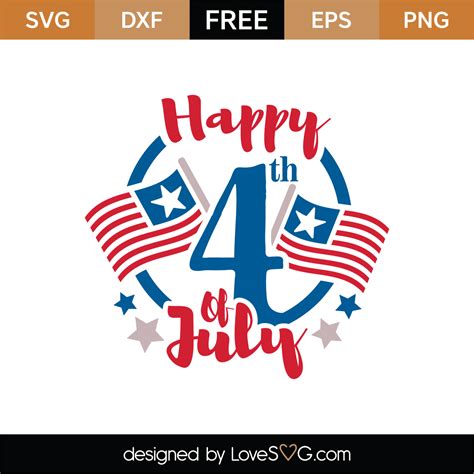 Free SVG Designs for Fourth of July Celebrations: A Patriotic Collection for DIY Projects