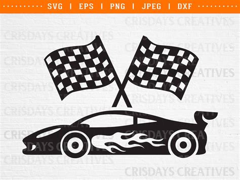 free svg race car