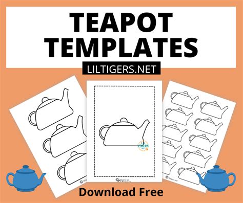 Free Teapot Printable
