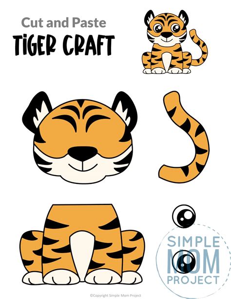 Free Tiger Printable Matching