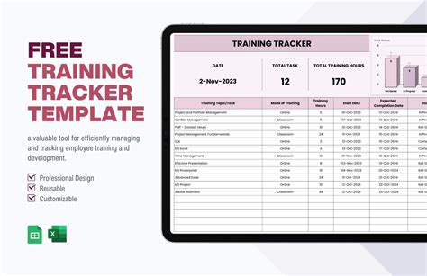 free training tracker software