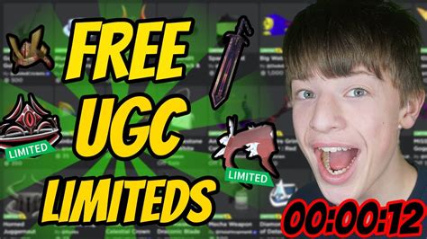free ugc items roblox countdown