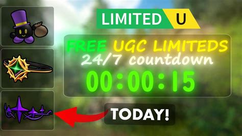free ugc limited countdown