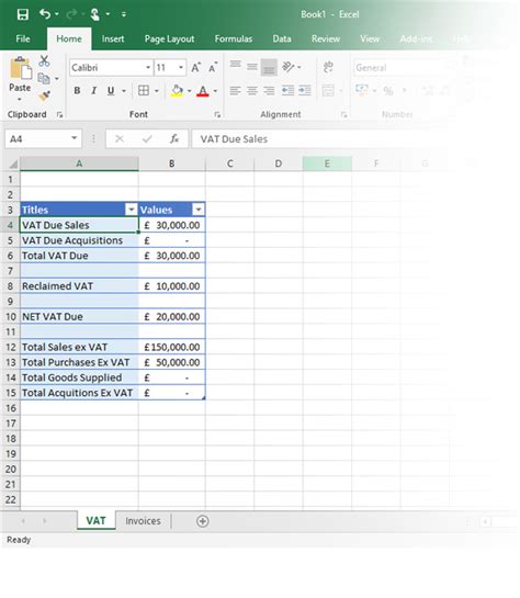 Free VAT Bridging Software Excel