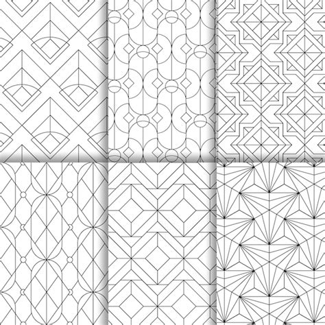 Free Vector Geometric Patterns